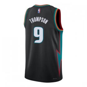 Muške NBA Dres Detroit Pistons Ausar Thompson Nike 2025-26 City Edition Crno Swingman